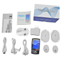 Rechargeable electronic pulse physiotherapy massager for muscle pain relief